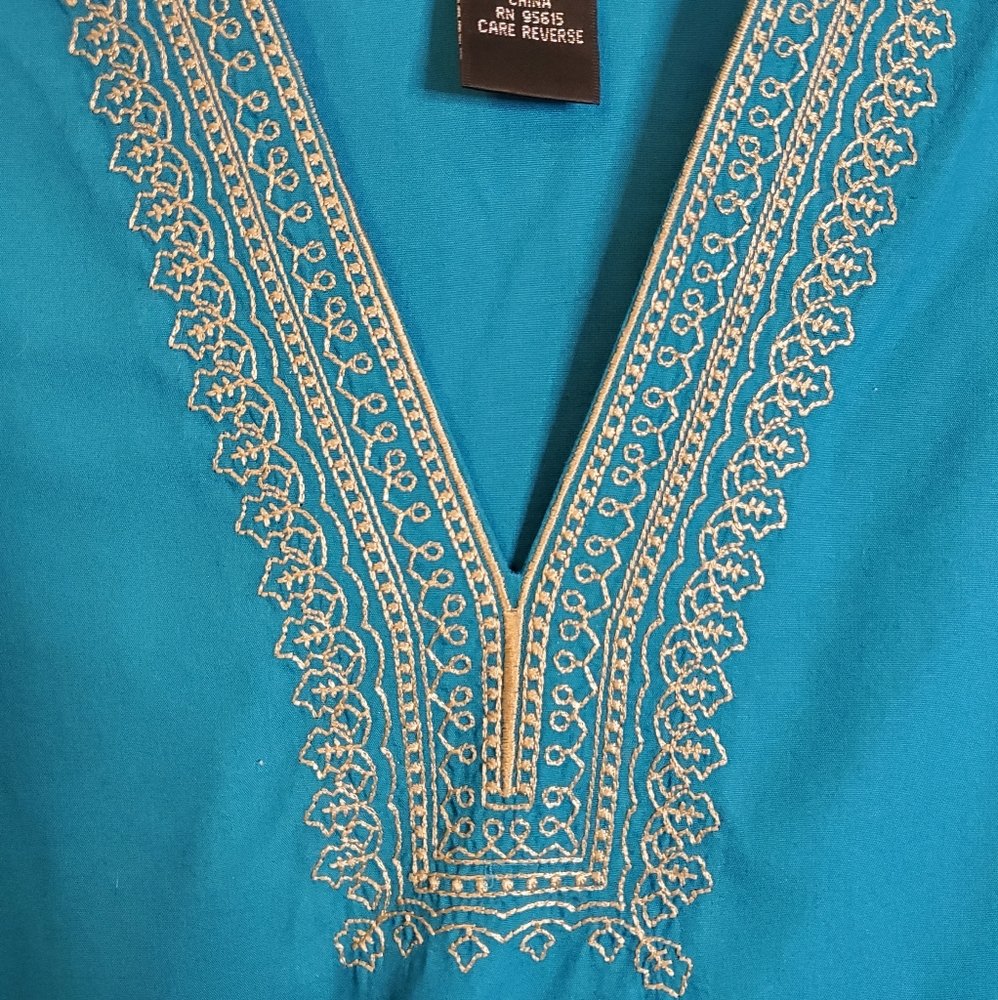 Embroidered Poplin Tunic - Picture 3 of 4